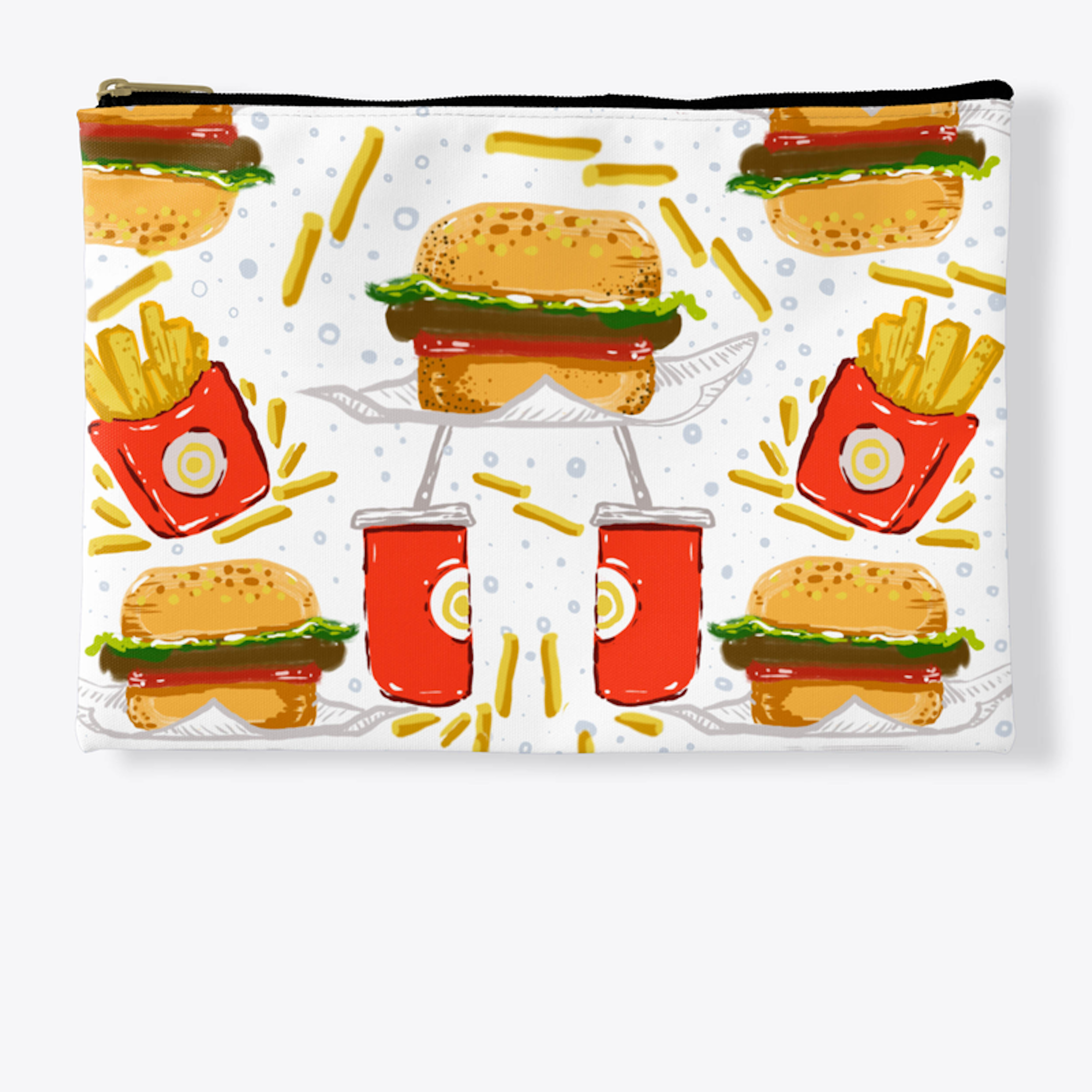 Retro Hamburger Meal - Yum!