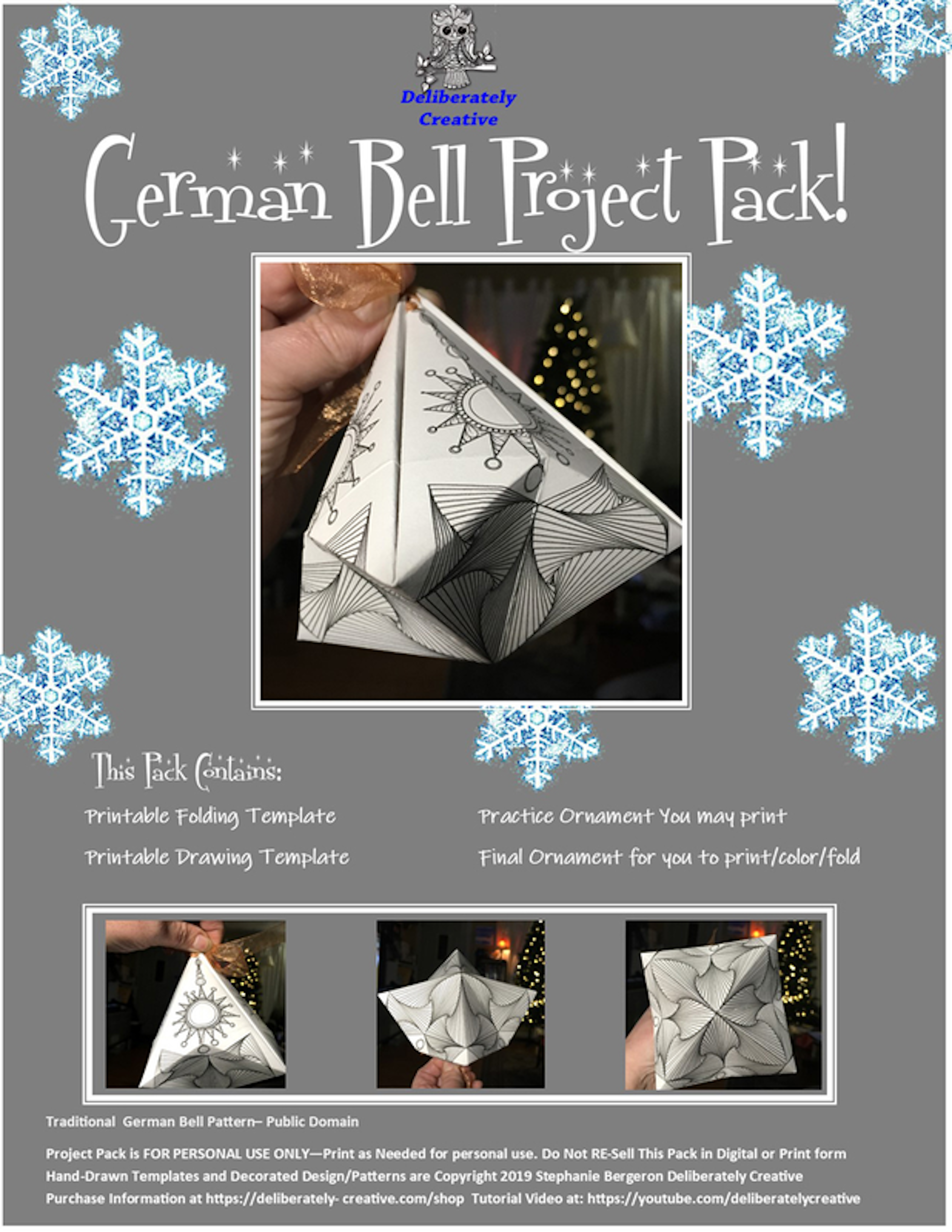 3d Paper Ornament Pack - Fun and Safe